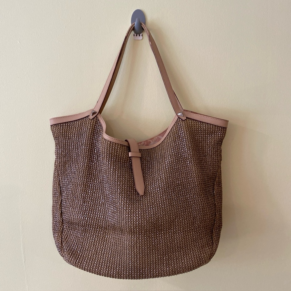Stella & Dot Woven Tote Style Bag